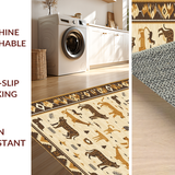 Eco Friendly Safari Style Floor Decor(Beige)