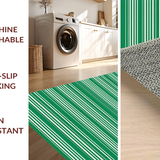 Sleek Modernist Striped Appeal(Green)