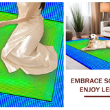 Bold Multicolored Vortex Artwork(Blue)