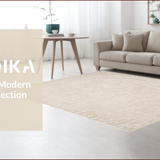 Ultra Soft Area Rug, Non Slip, Stain Resistant, Washable Area Rugs for Living Room, Bedroom, Contemporary Beige Boho Living Room Rug(Beige) - ODIKA