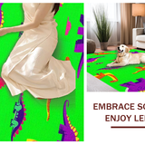 Cheerful Dino Parade Decorative Style(Green)