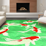 Charming Nautical Fish Motif(Green)