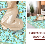 Eclectic Vintage Springtime Imagery(Blue)