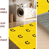 Happy Face Tufted Watercolor(Yellow)