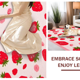 Funky Vintage Strawberry Artwork(Red)