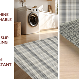 Ultra Soft Area Rug, Non Slip, Stain Resistant, Washable Area Rugs for Living Room, Bedroom, Minimalist Warm Color Palette(Gray)