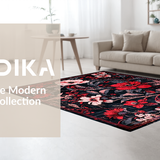 Chic Contemporary Round Design(Red)