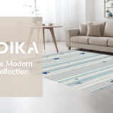 Chic Oceanic Motif Accent(Blue)