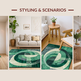 Trendy Subtle Patterned Fusion(Green)