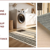 Ultra Soft Area Rug, Non Slip, Stain Resistant, Washable Area Rugs for Living Room, Bedroom, Chic Neutral Earthy Aesthetic(Beige)