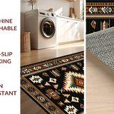 Dynamic Black and Brown Geometric Styles(Black)