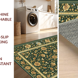 Luxurious Gold Accented Tiled Motif(Green)