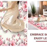 Delicate Plush Abstract Motif(Pink)