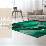 Contemporary Grey Swirl Motif(Green)