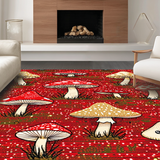 Colorful Mushroom Print with Cheer(Red)