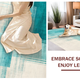 Dynamic Aqua and Ivory Fusion Style(Blue)