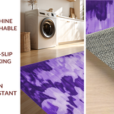 Ultra Soft Area Rug, Non Slip, Stain Resistant, Washable Area Rugs for Living Room, Bedroom, Whimsical Tie-Dyed Dreamscape(Purple)