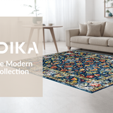 Chic Colorful Paisley Motif(Blue)