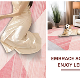 Gentle Blush Textured Sophistication(Pink)