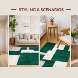 Chic Light and Dark Green Fusion(Green)