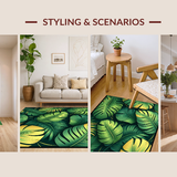 Contemporary Leaf Embossed Style(Green)