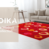 Bold Retro Heart Shape(Red)