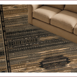 Ultra Soft Area Rug, Non Slip, Stain Resistant, Washable Area Rugs for Living Room, Bedroom, Vintage Forest Animal Imagery(Brown)