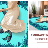 Ultra Soft Area Rug, Non Slip, Stain Resistant, Washable Area Rugs for Living Room, Bedroom, Dynamic Coral Garden Details(Blue)