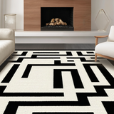 Contemporary Minimalist Greek Key Motif(Beige)