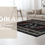 Geometric Black and White Fusion(Black)