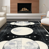 Chic Dark Toned Lunar Design(Ivory)