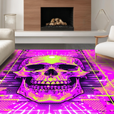 Ultra Soft Area Rug, Non Slip, Stain Resistant, Washable Area Rugs for Living Room, Bedroom, Chic Abstract Kiss Design(Pink)