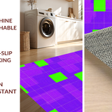 Ultra Soft Area Rug, Non Slip, Stain Resistant, Washable Area Rugs for Living Room, Bedroom, Colorful Number Puzzle Aesthetic(Purple)