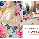 Bright Eclectic Floral Artwork(Pink)