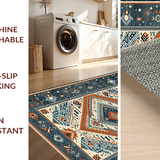 Modern Multicolor Geometric Motif(Blue)