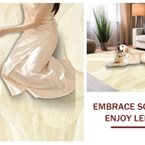 Distinctive Geometric Subtle Hues(Beige)