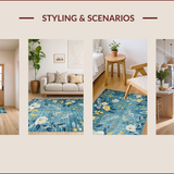 Chic Vintage Tiled Motif(Blue)