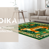 Lush Exotic Wildlife Imagery(Green)