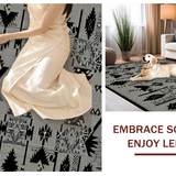 Contemporary Abstract Diamond Composition(Gray)