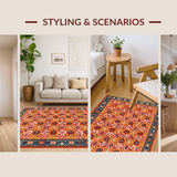 Dynamic Modern Tiled Aesthetic(Red)