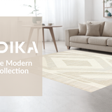 Ultra Soft Area Rug, Non Slip, Stain Resistant, Washable Area Rugs for Living Room, Bedroom, Refined Vintage Floral Arrangement(Beige)