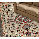 Ultra Soft Area Rug, Non Slip, Stain Resistant, Washable Area Rugs for Living Room, Bedroom, Chic Vintage Inspired Design(Gray)