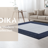 Contemporary Navy Trellis Design(Blue)