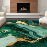 Chic Textured Marble Design Elements(Green)