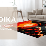 Energetic Abstract Heatwave Design(Red)