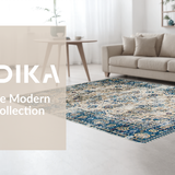 Ultra Soft Area Rug, Non Slip, Stain Resistant, Washable Area Rugs for Living Room, Bedroom, Serene Neutral Abstract Visual(Beige)