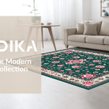 Intricate Nature Inspired Timeless Design(Green)