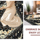 Contemporary Shag Tassel Accent(Black)