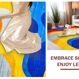 Energetic Abstract Artful Layout(Blue)