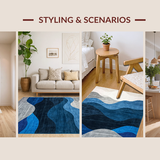 Elegant Modern Mixed Media Design(Blue)